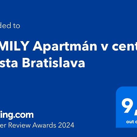 Апартаменти Family Apartman V Centre Mesta Братислава Екстер'єр фото